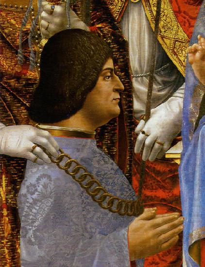 unknow artist Ludovico Il Moro and his son Massimiliano Sforza china oil painting image
